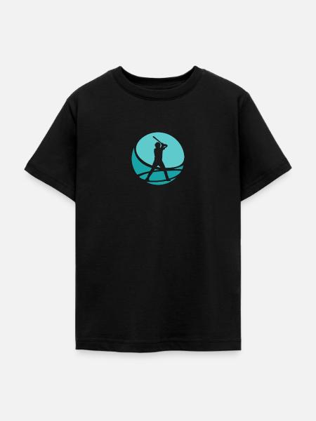 Baseball Baserunner Baseballer - Teenager T-Shirt - Schwarz