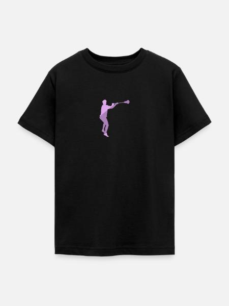 Lacrosse Intercrosse Crosse Lacrosseschläger - Teenager T-Shirt - Schwarz