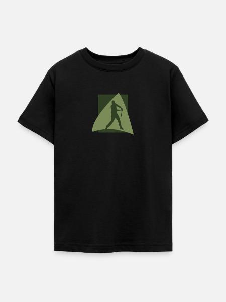 Baserunning Baseballspieler - Teenager T-Shirt - Schwarz