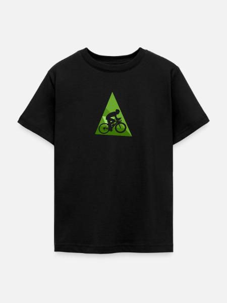 Fahrrad Biker Radtour - Teenager T-Shirt - Schwarz