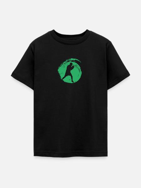Boxing Boxer Uppercut - Teenager T-Shirt - Schwarz