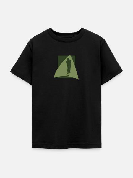Golfer Golfball - Teenager T-Shirt - Schwarz