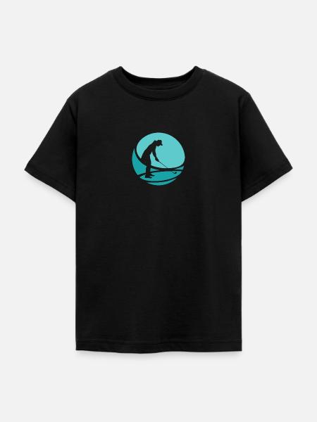 Golf Driver Golfer - Teenager T-Shirt - Schwarz