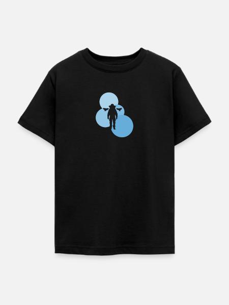 Bienen Biene Wabe - Teenager T-Shirt - Schwarz