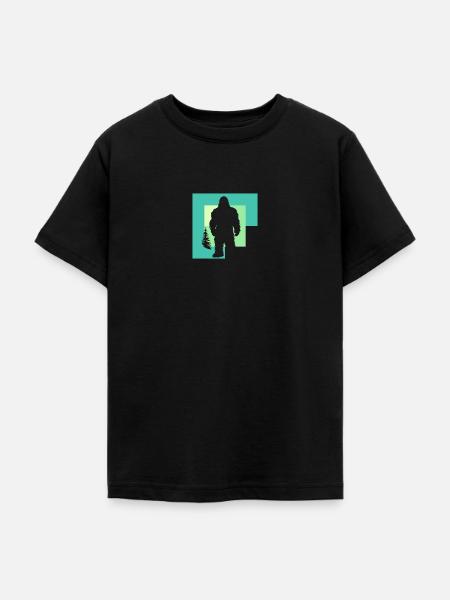 Yeti Yeti Lochness - Teenager T-Shirt - Schwarz