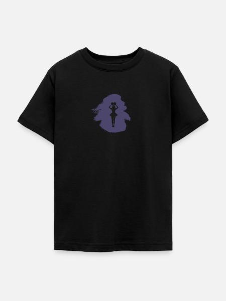 Mädchen Bommel Mädchen - Teenager T-Shirt - Schwarz