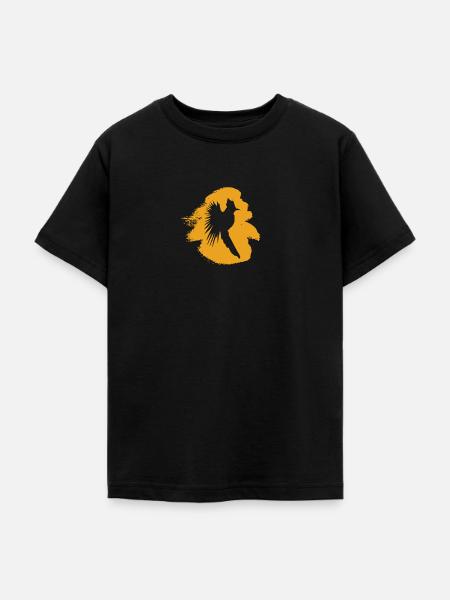 Vogel Fliegen Vogel - Teenager T-Shirt - Schwarz
