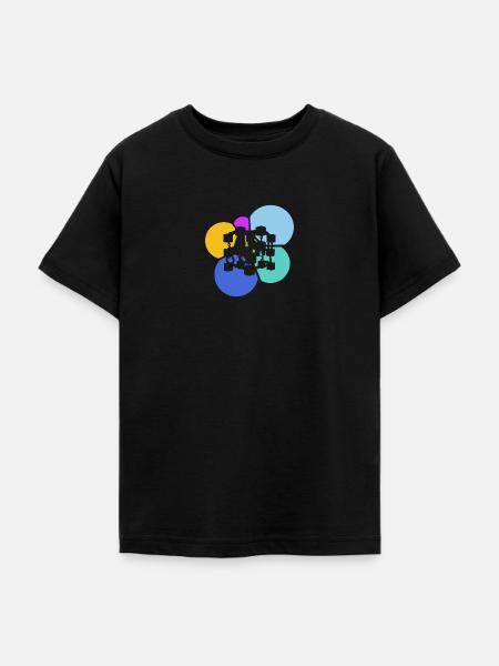 Kryptowährung Bitcoin Blockchain - Teenager T-Shirt - Schwarz