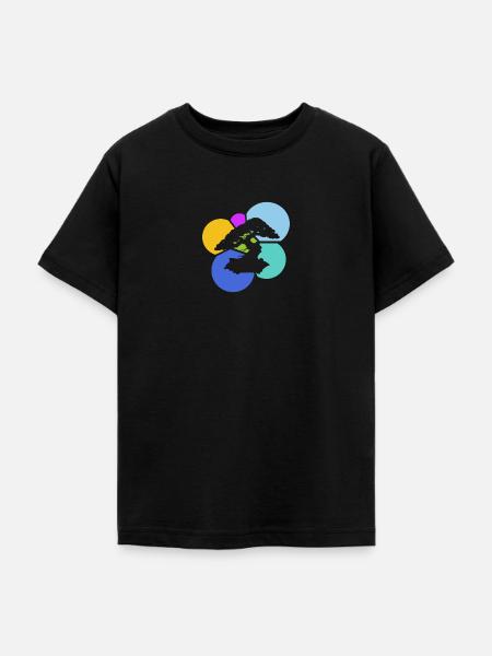 Bäume Wachsen Bonsai - Teenager T-Shirt - Schwarz