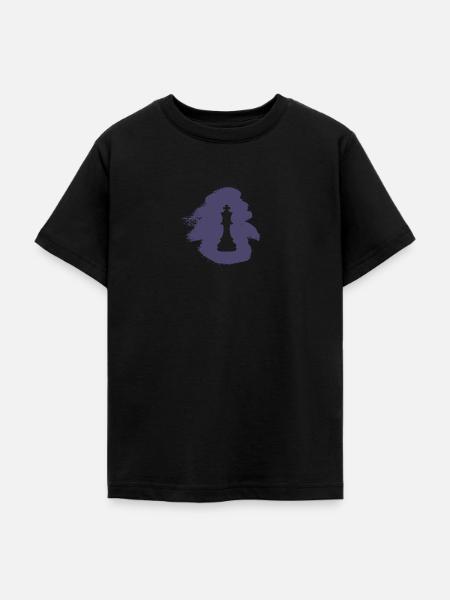 Schachbrett Schachspieler Schach - Teenager T-Shirt - Schwarz