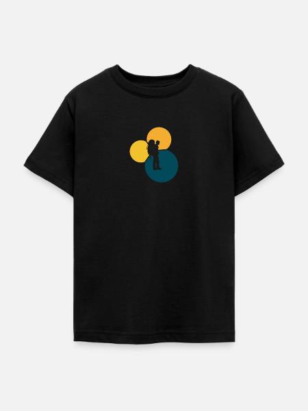 Backpacking Pilger Wandern - Teenager T-Shirt - Schwarz