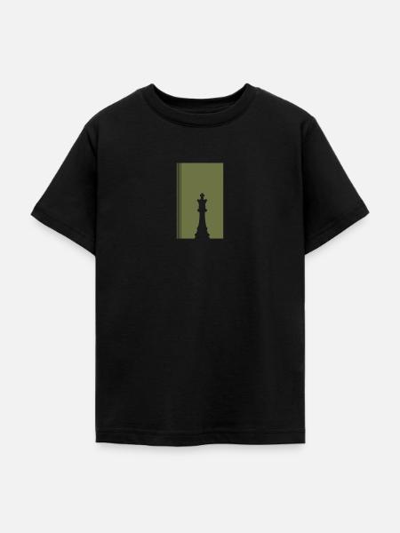 Schach Schachbrett Strategie - Teenager T-Shirt - Schwarz