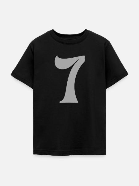7 - Teenager T-Shirt - Schwarz
