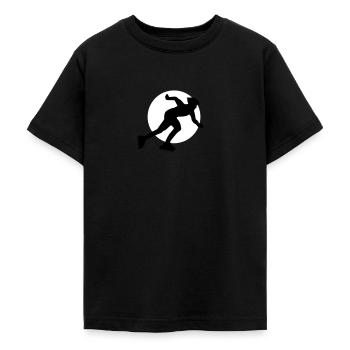 inliner_2c - Teenager T-Shirt - Schwarz - Vorne - AI Model Teenager Male light (155cm)