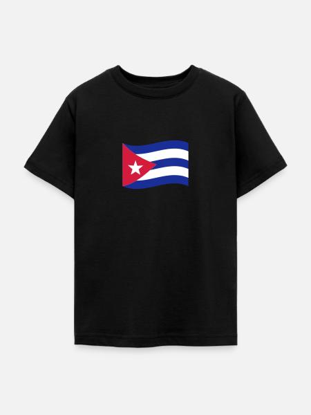 Kuba - Teenager T-Shirt - Schwarz