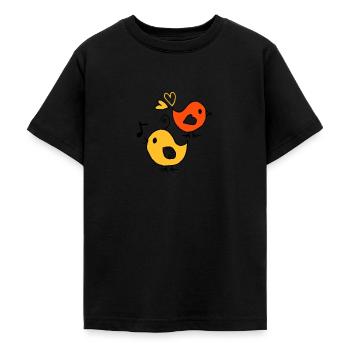 sparrows - Teenage T-Shirt - black - Front - AI Model Teenager Male light (155cm)