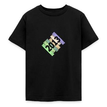 2013 - Teenage T-Shirt - black - Front - AI Model Teenager Male light (155cm)