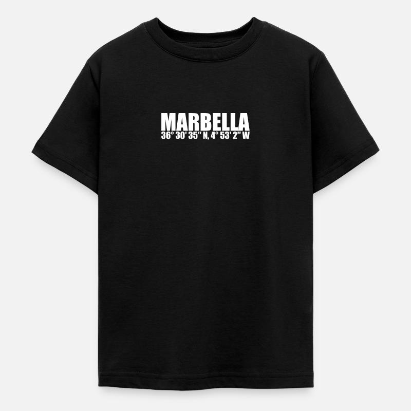 Coordonnées de Marbella - T-shirt Ado - noir