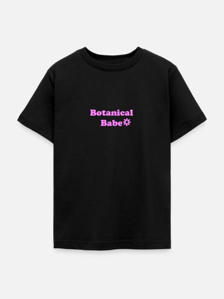 Botanisches Baby - Teenager T-Shirt - Schwarz