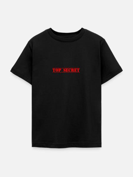 Top Secret - Teenager T-Shirt - Schwarz