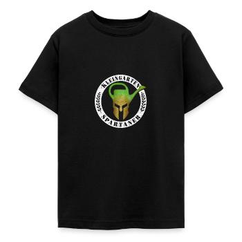 kleingarten Spartaner - Teenager T-Shirt - Schwarz - Vorne - AI Model Teenager Male light (155cm)