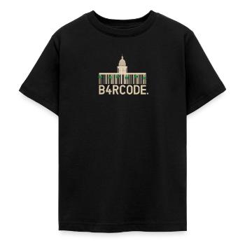 B4RCODE. La Havane - T-shirt Ado - noir - Devant - AI Model Teenager Male light (155cm)