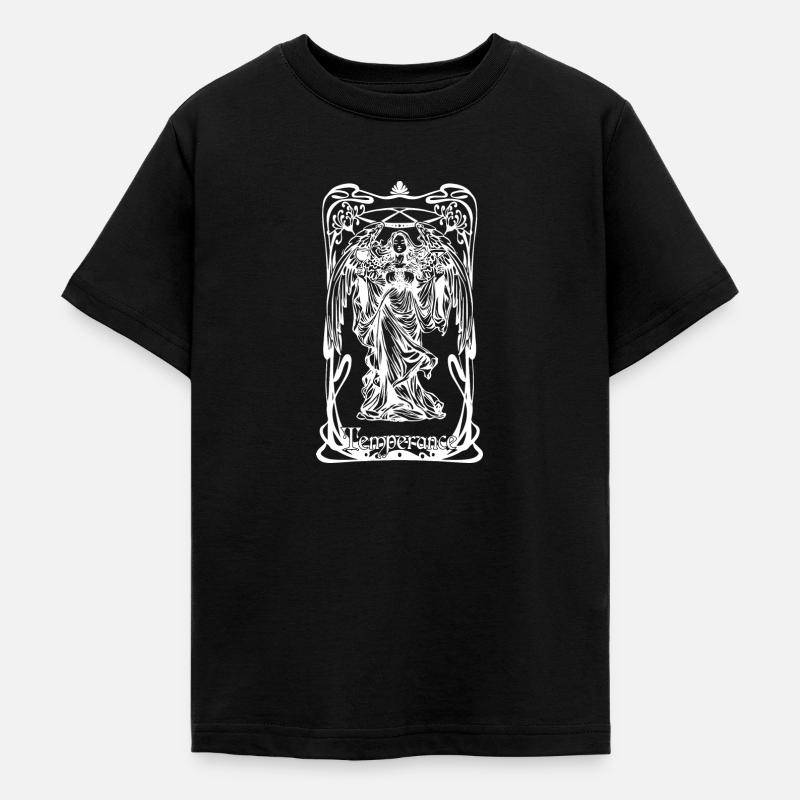 Carte tarot tempérance - T-shirt Ado - noir