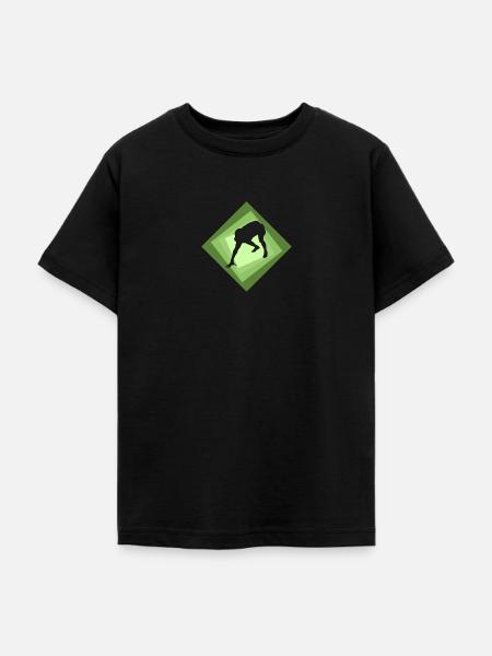 Tailback Touchdown - Teenager T-Shirt - Schwarz