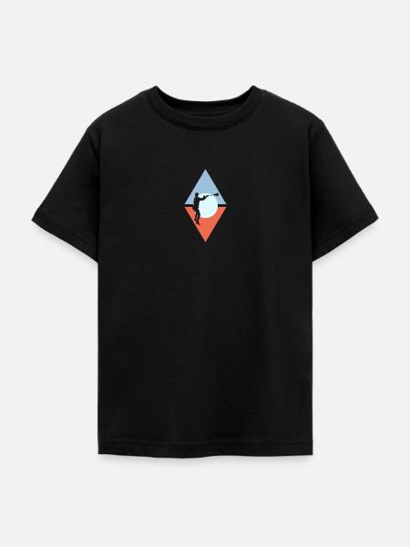 Lacrosse Lacrosseschläger Intercrosse - Teenager T-Shirt - Schwarz