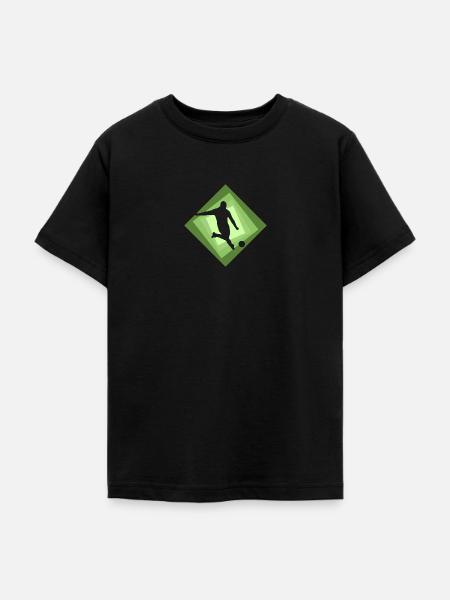 Verteidiger Kicken - Teenager T-Shirt - Schwarz