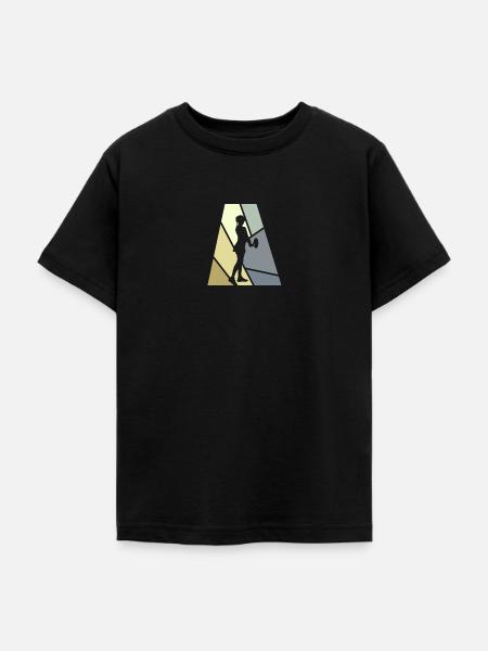 Vorhand Rückhand Spieler - Teenager T-Shirt - Schwarz