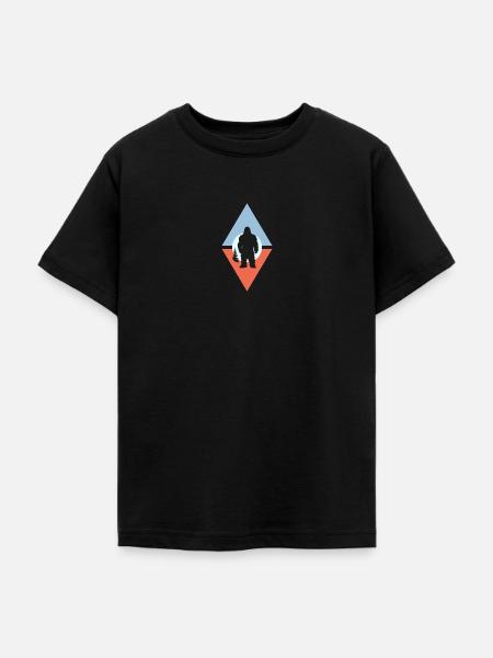 Yeti Yeti Lochness - Teenager T-Shirt - Schwarz