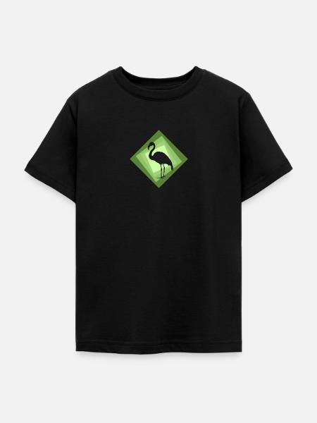 Flamingo Wasservogel Wasservogel - Teenager T-Shirt - Schwarz