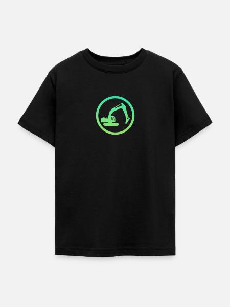 Baggerfahrer Baggerfahrer Baustelle - Teenager T-Shirt - Schwarz