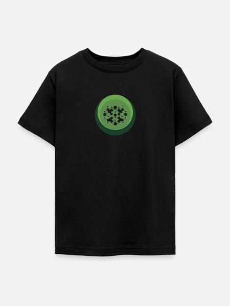 Crypto Coin Cryptocurrency - Teenager T-Shirt - Schwarz