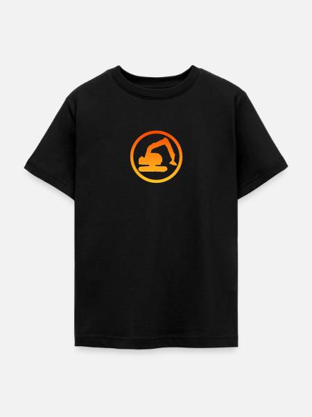 Baggerfahrer Baggerfahrer Bauarbeiter - Teenager T-Shirt - Schwarz