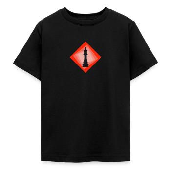 Échiquier, Échiquier, Échiquier - T-shirt Ado - noir - Devant - AI Model Teenager Male light (155cm)