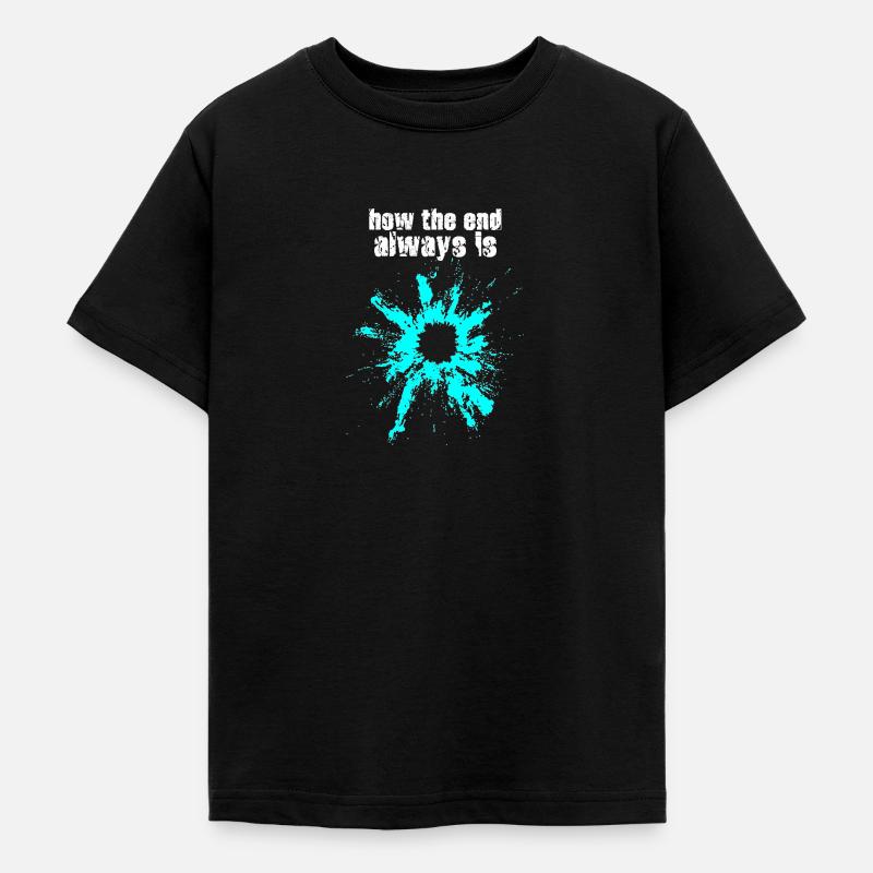 comment la fin est toujours ... - T-shirt Ado - noir