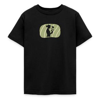 Floristry Flower Power Arrosoir - T-shirt Ado - noir - Devant - AI Model Teenager Male light (155cm)