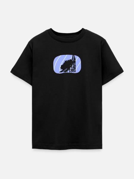 Achterbahn rollercoaster Riesenrad - Teenager T-Shirt - Schwarz