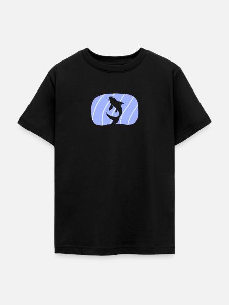 Koi Fisch Fischkopf - Teenager T-Shirt - Schwarz