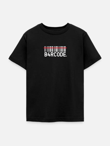 B4RCODE. Scan - Teenager T-Shirt - Schwarz