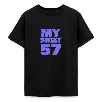 Alter 57 - Teenager T-Shirt - Schwarz - Vorne - AI Model Teenager Male light (155cm)