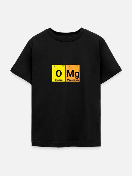 OMG Chemische Elemente - Teenager T-Shirt - Schwarz