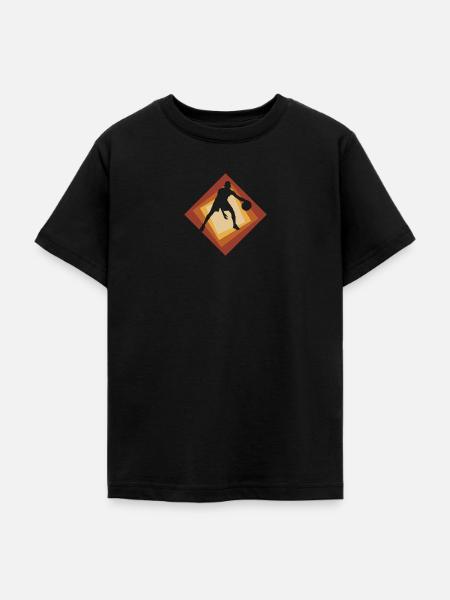 Rebounding Hooping - Teenager T-Shirt - Schwarz