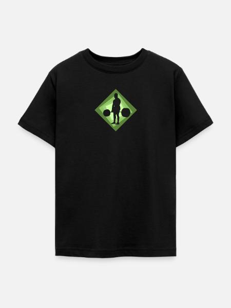Deadlift Bodybuilding - Teenager T-Shirt - Schwarz