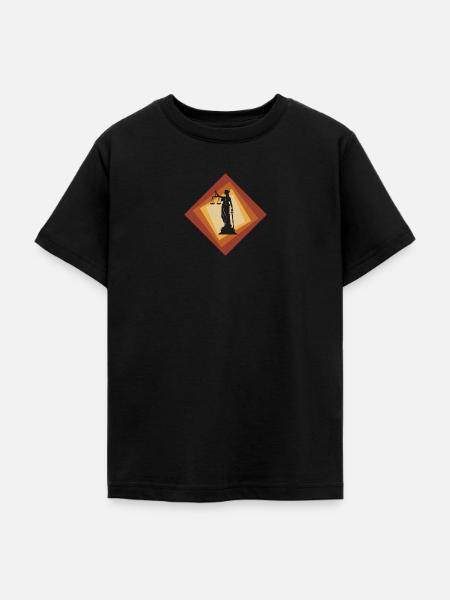 Gericht Behandlung Recht - Teenager T-Shirt - Schwarz