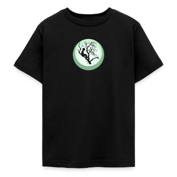 Klettern Kletterer - Teenager T-Shirt - Schwarz - Vorne - AI Model Teenager Male light (155cm)