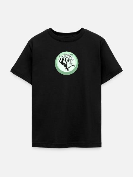 Klettern Kletterer - Teenager T-Shirt - Schwarz