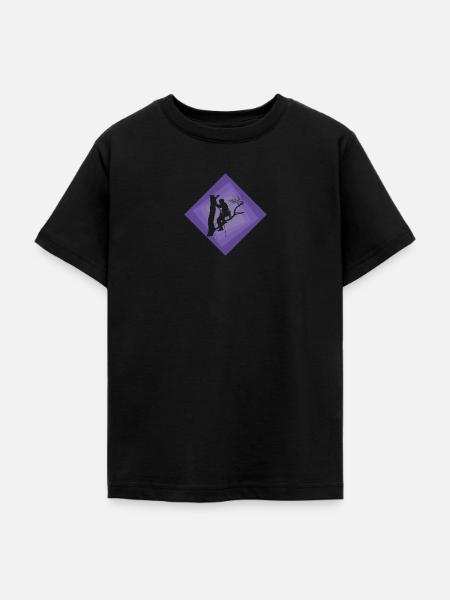 Baumklettern Ausrüstung Aufstieg - Teenager T-Shirt - Schwarz